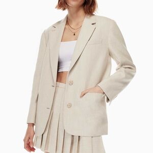 Aritzia Sophia Blazer XXS in Grey Heather